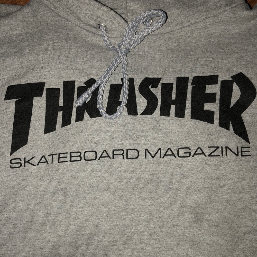 Thrasher cropped hoodie